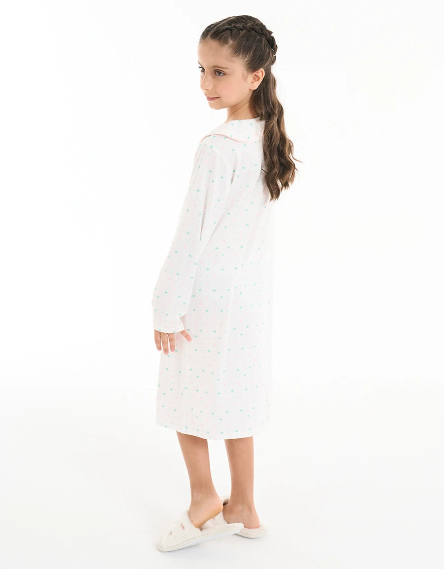 2-Pack Little Hearts Sleep Dresses