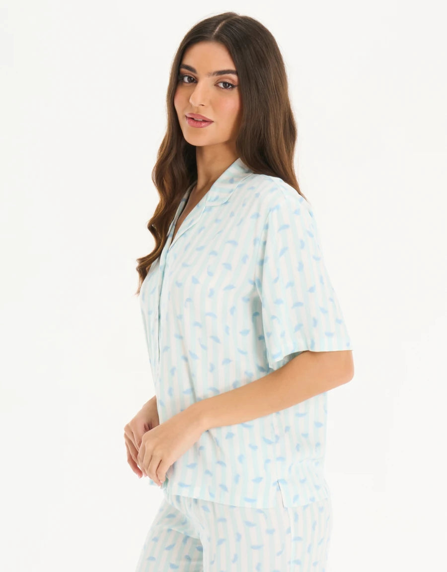 Floral Print Pajama Set