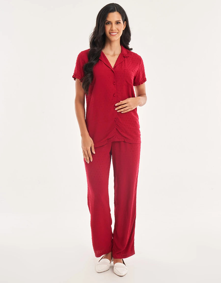 Dobby Pajama Set