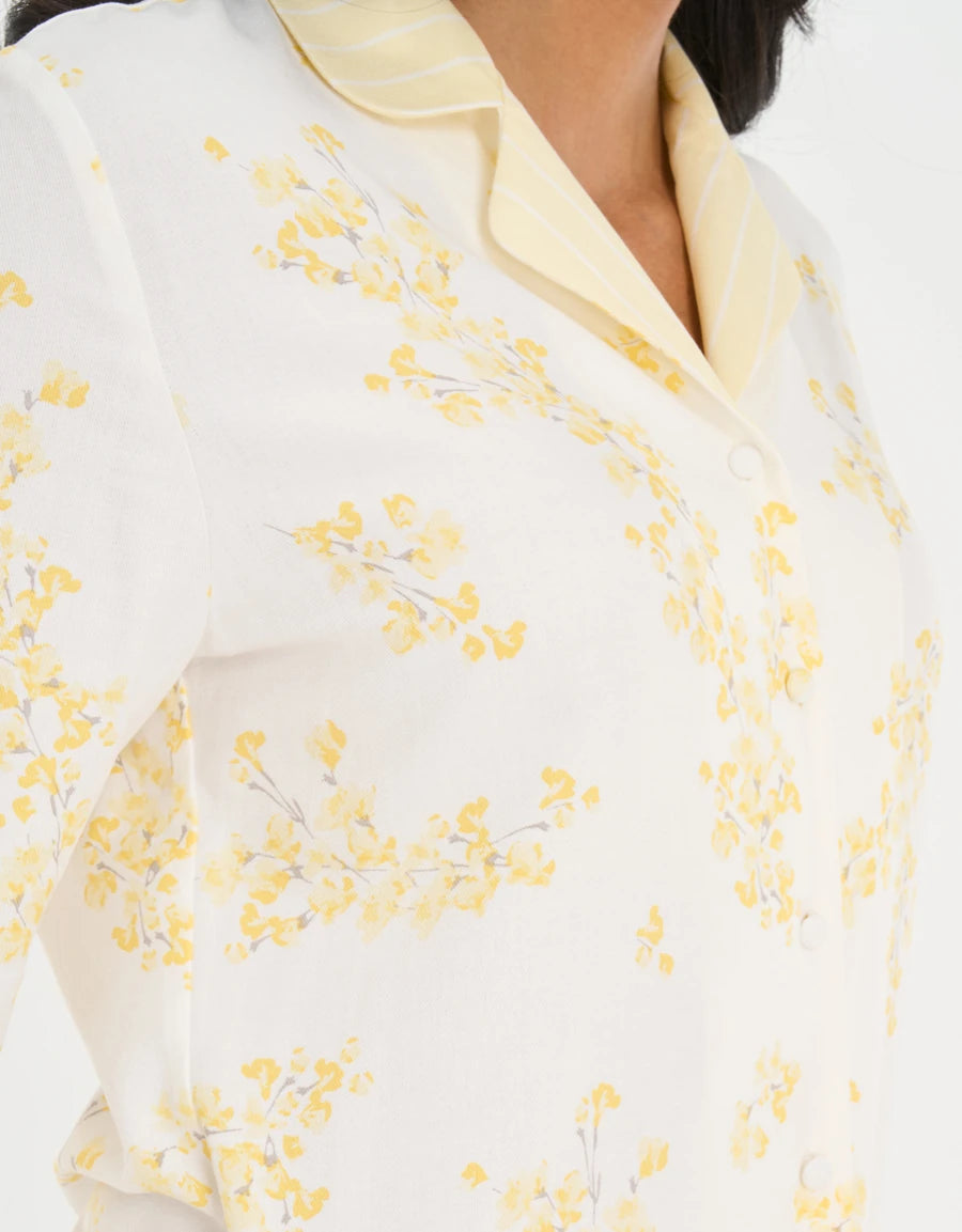 Floral Print Pajama Set