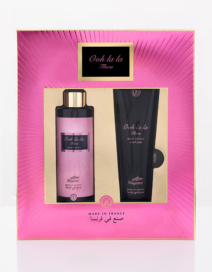 Ooh La La Flora Body Mist And Lotion Gift Set