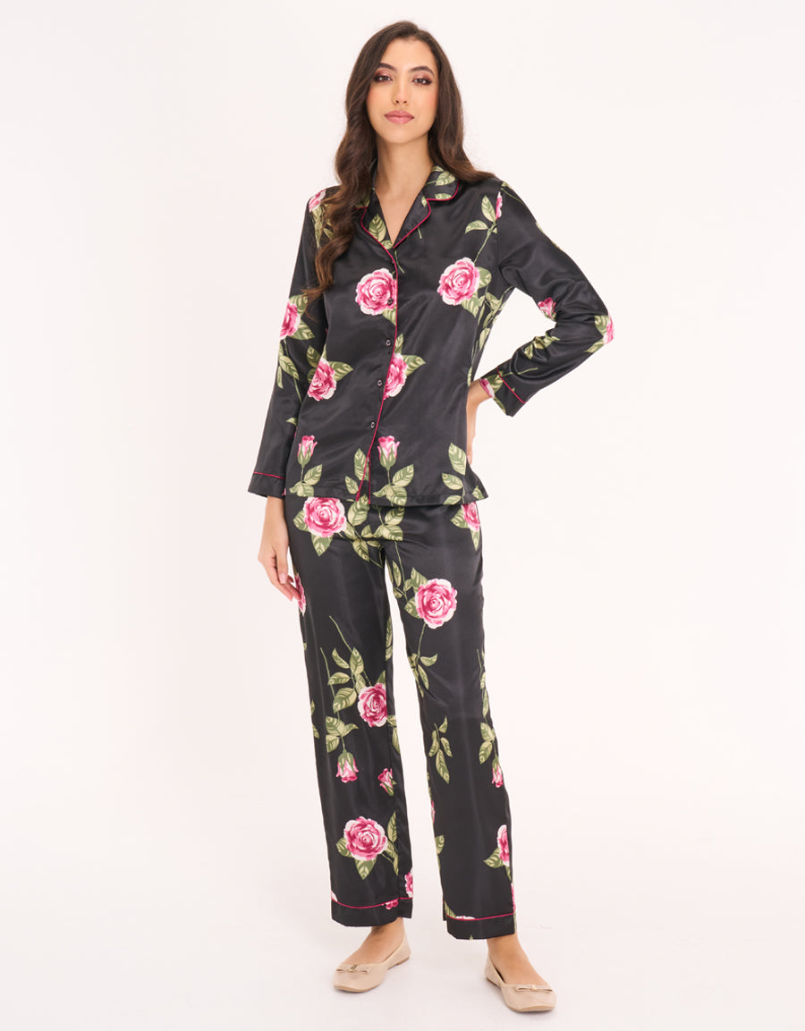 Satin Pajama Set