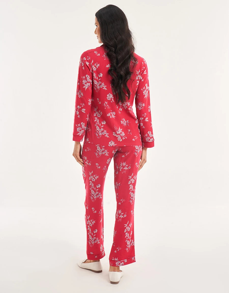 Floral Print Pajama Set