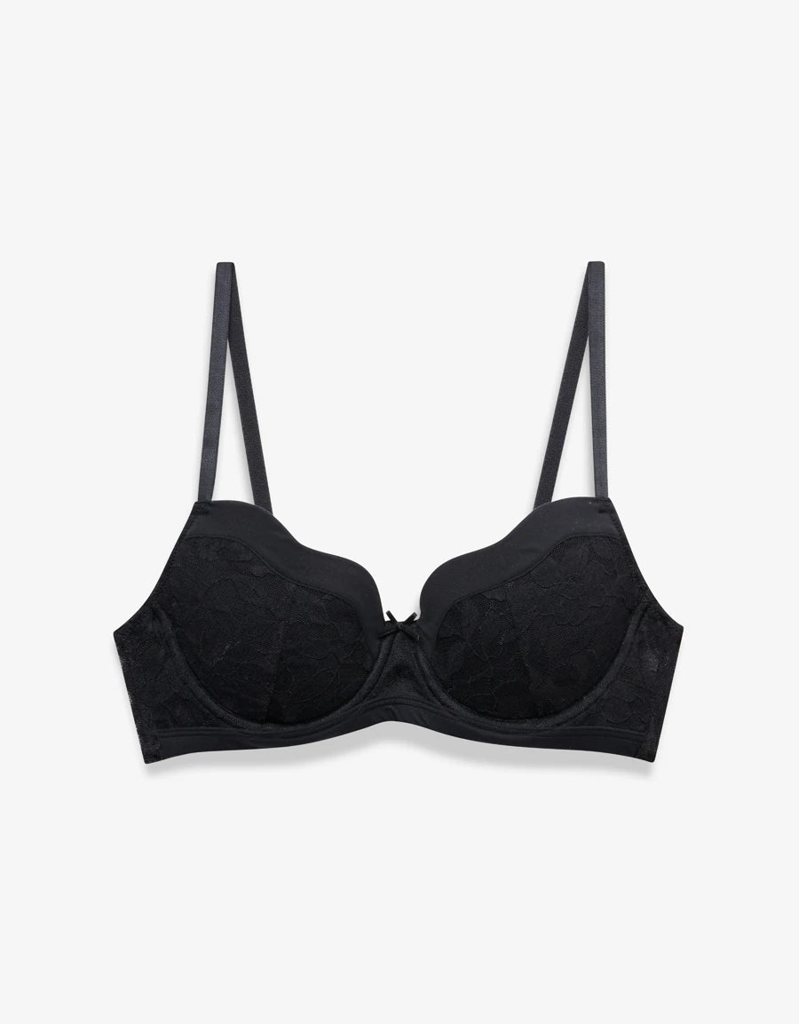Lace Push-Up Balconette Bra