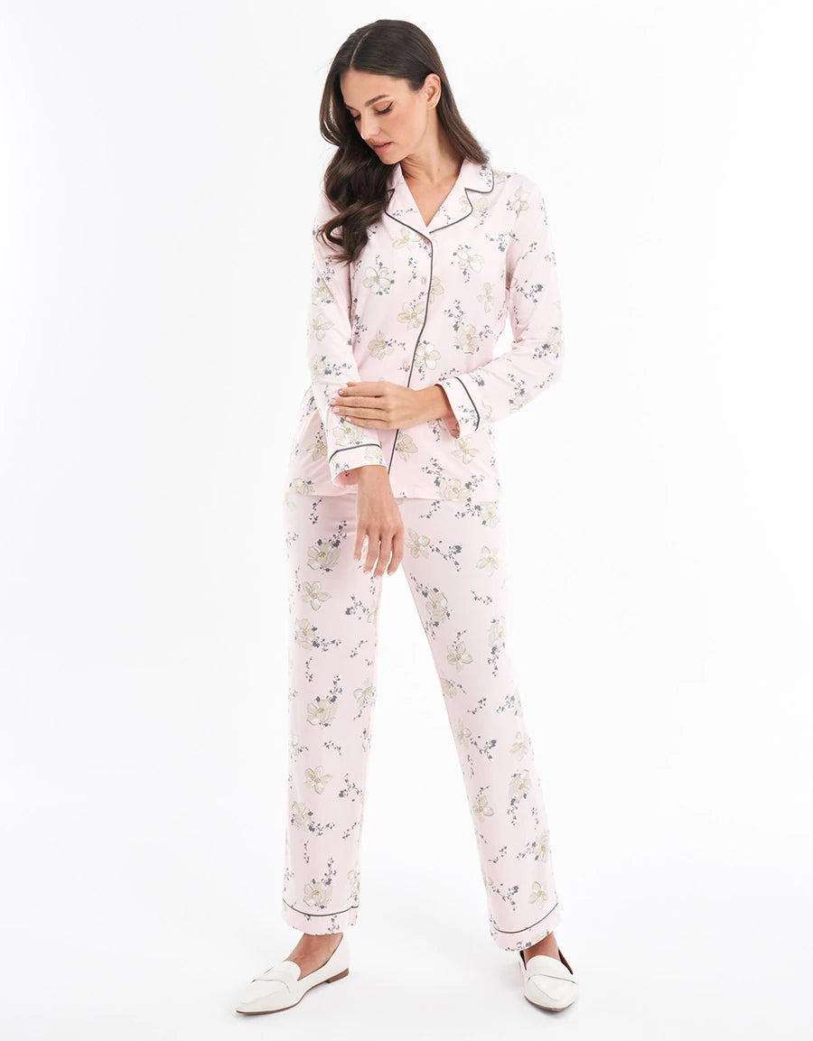 Floral Print Pajama Set