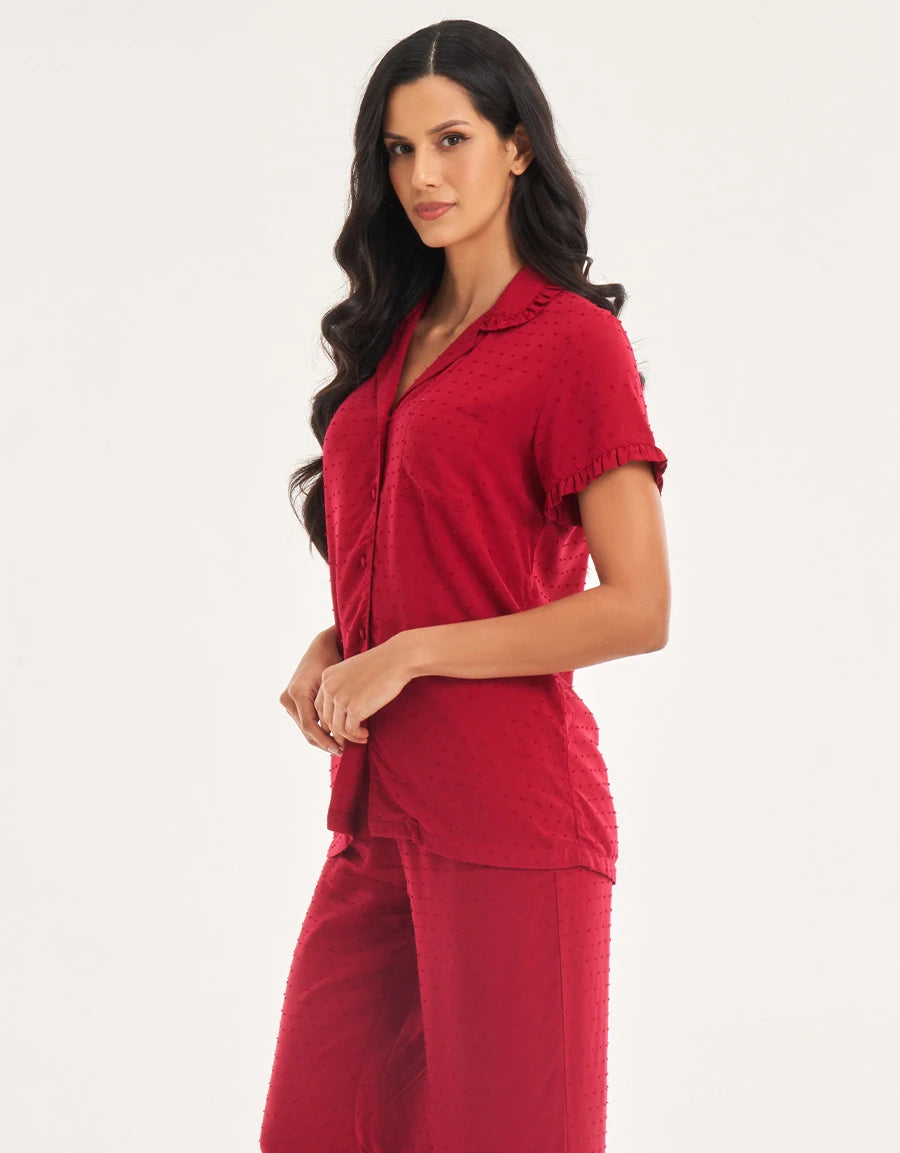 Dobby Pajama Set