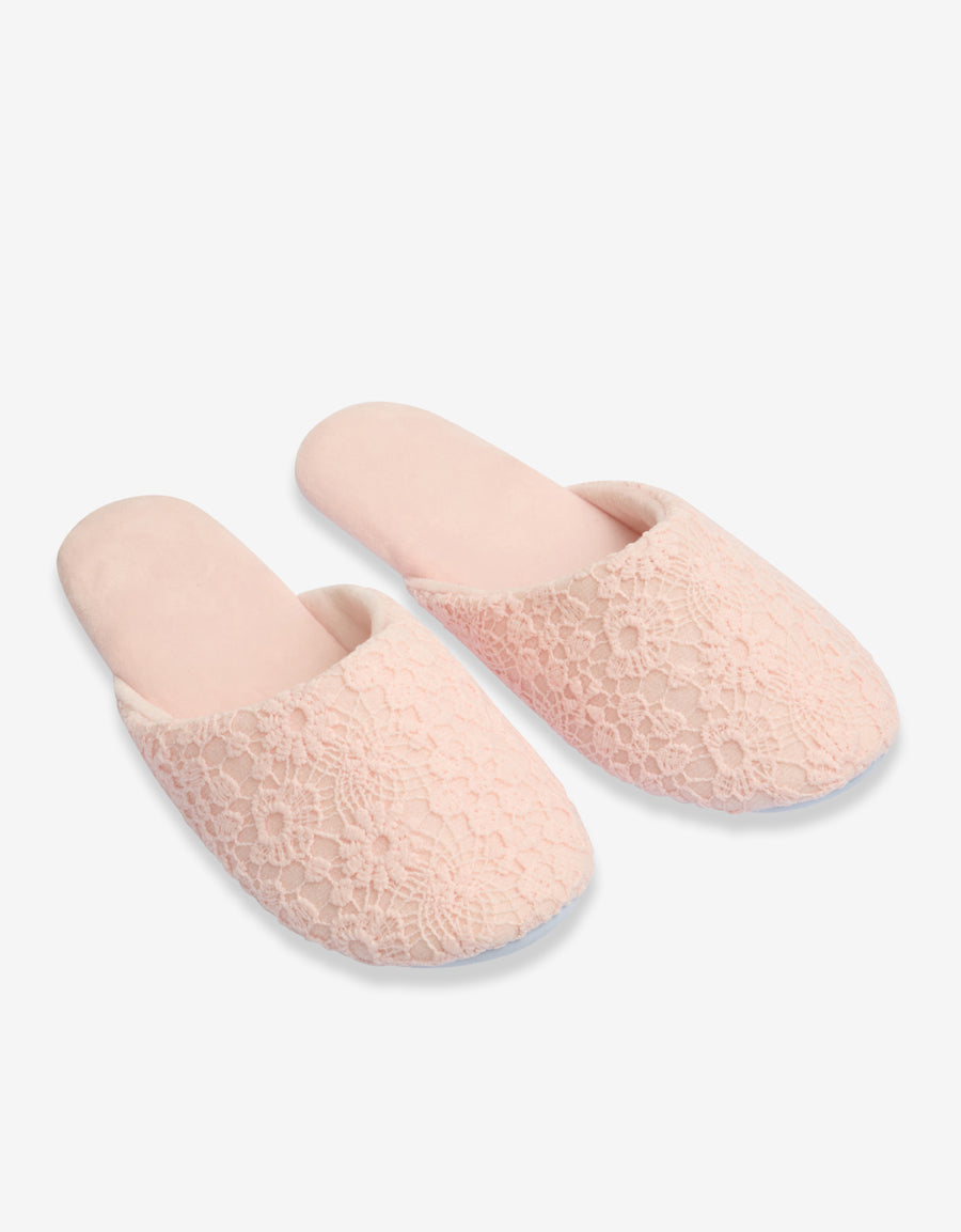 Slipper Closed-Toe Slippers in Light Pink