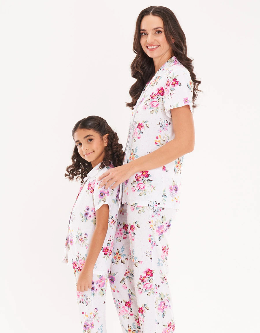 Floral Print Pajama Set