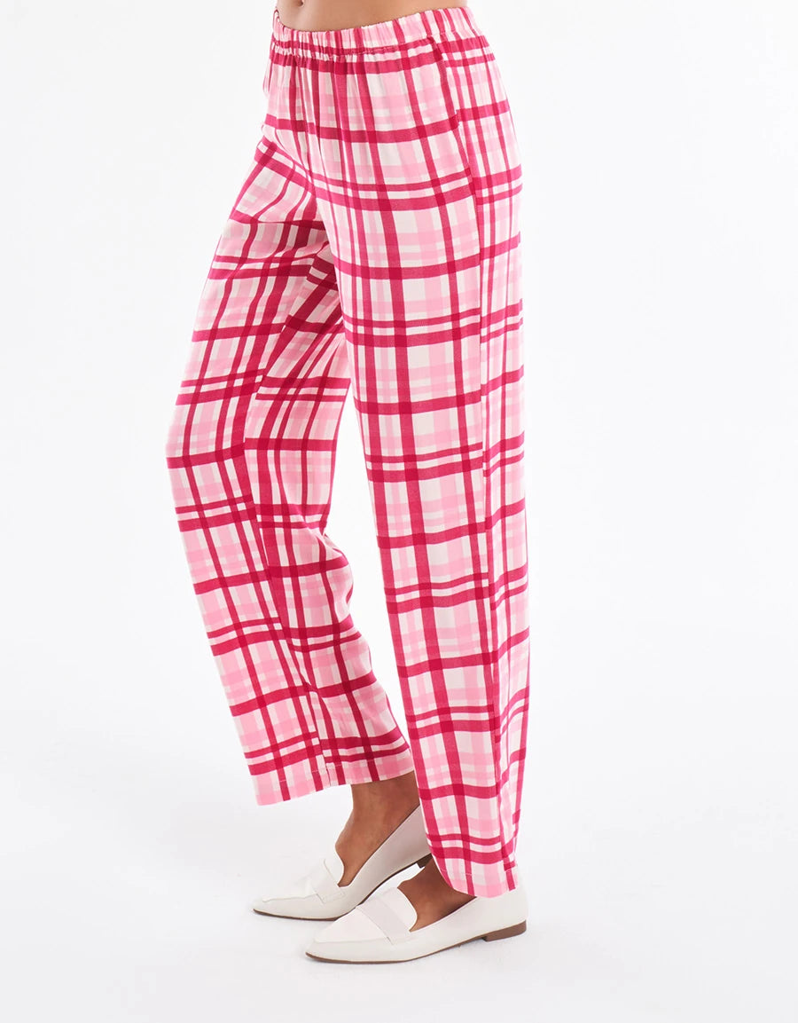 Checked Print Pajama Set