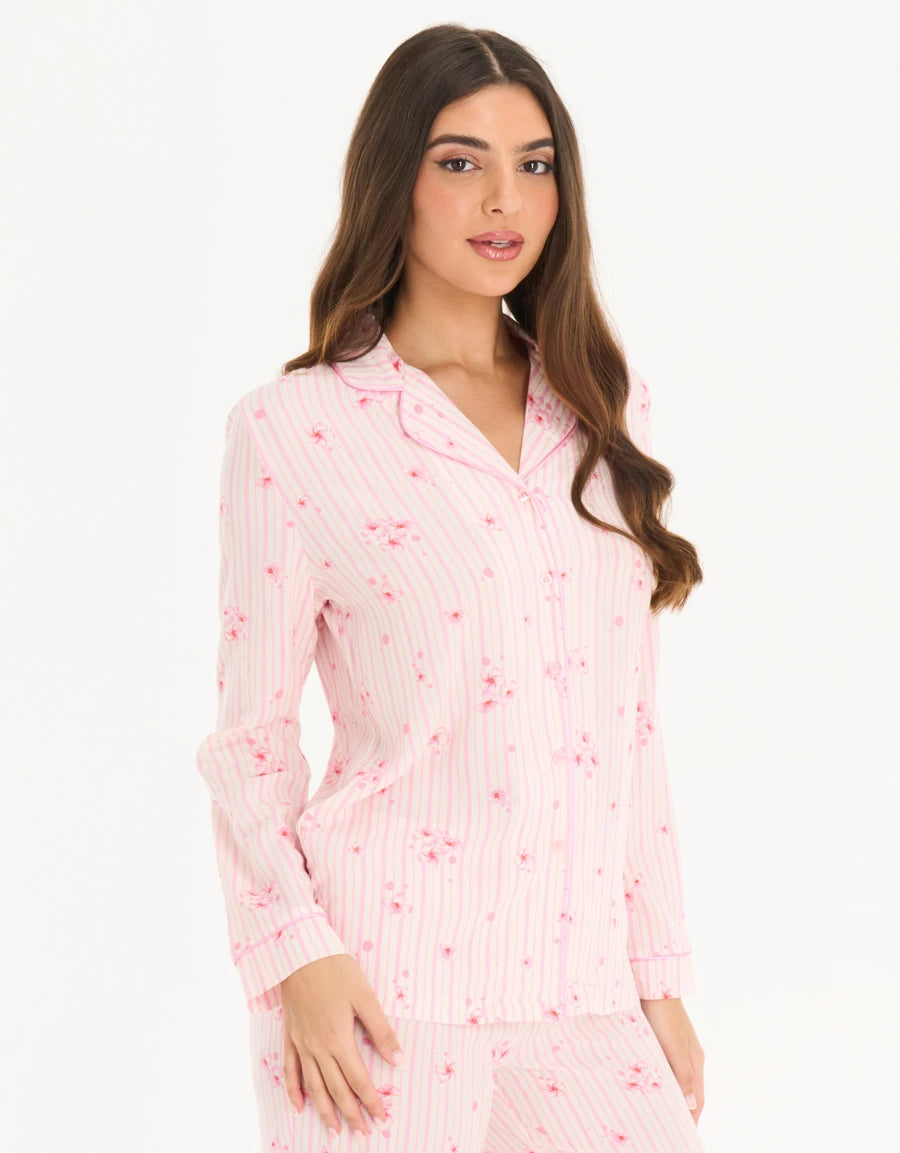 Floral Print Pajama Set