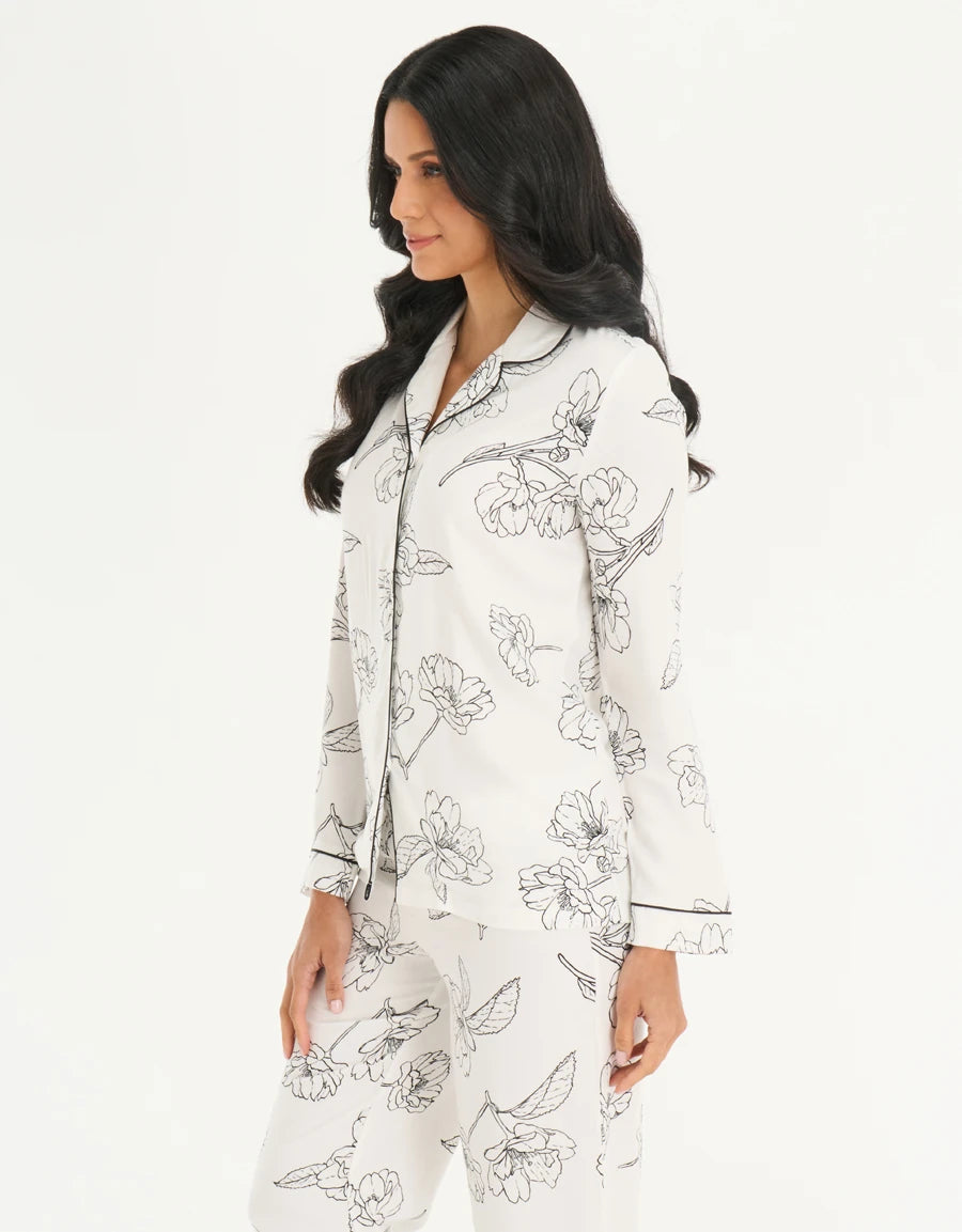 Floral Print Pajama Set