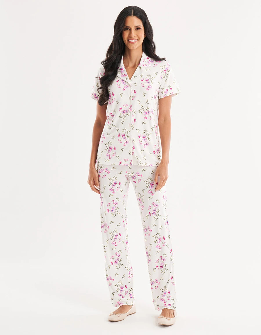 Floral Print Pajama Set