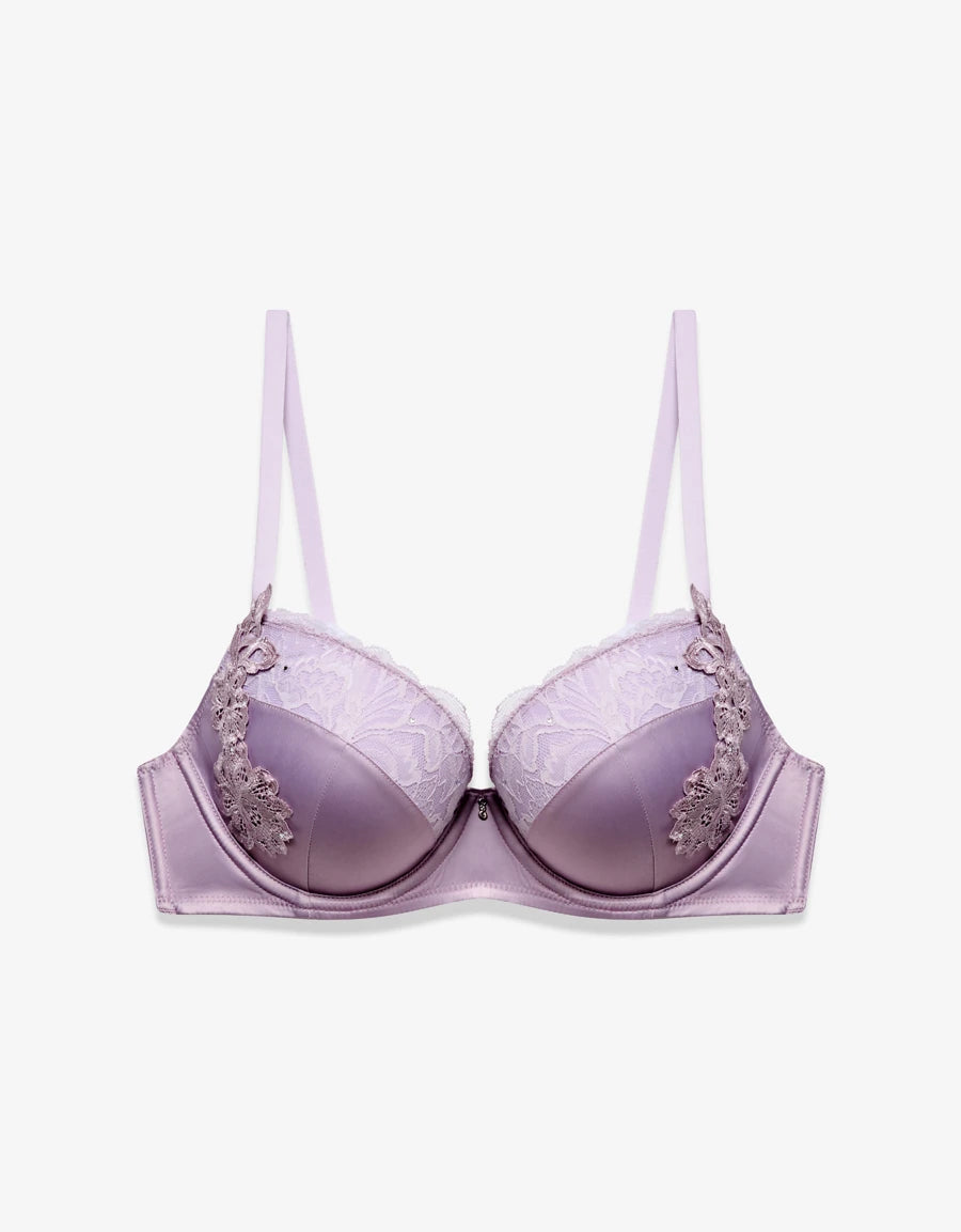 Lace Push-Up Plunge Bra
