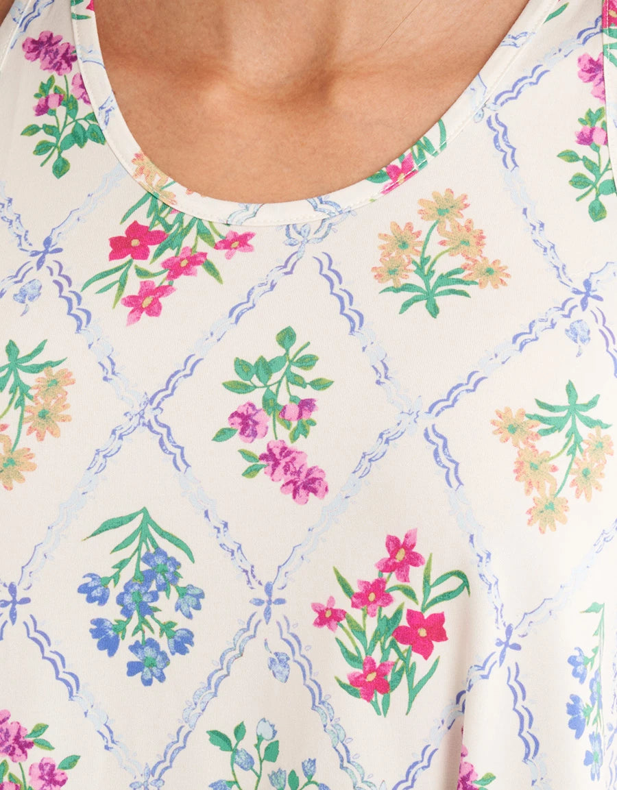Floral Print Short Pajama Set