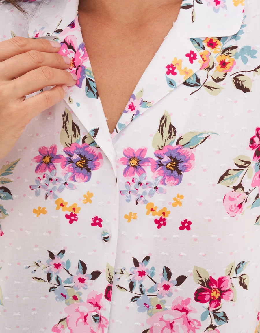 Floral Print Pajama Set