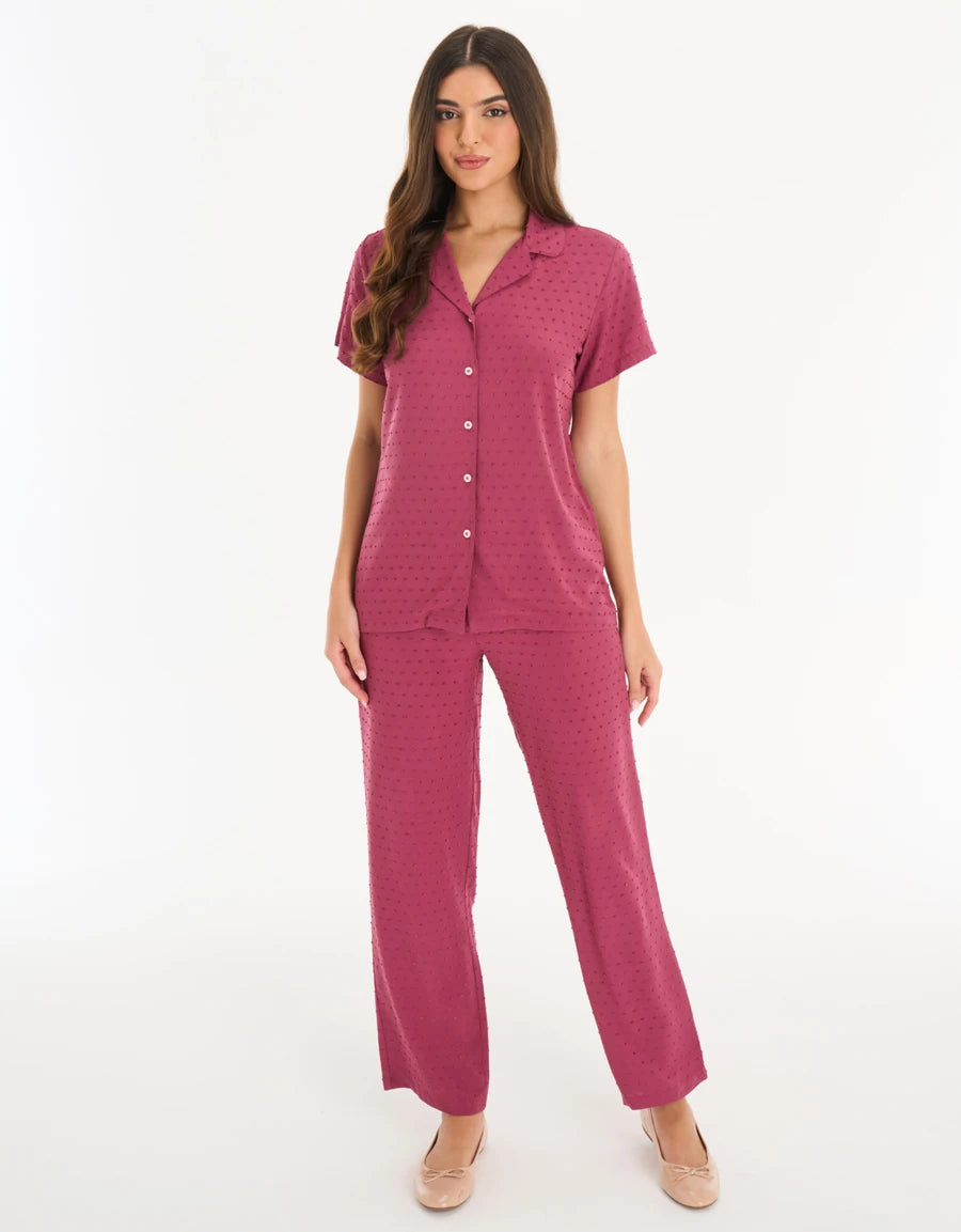 Dobby Pajama Set