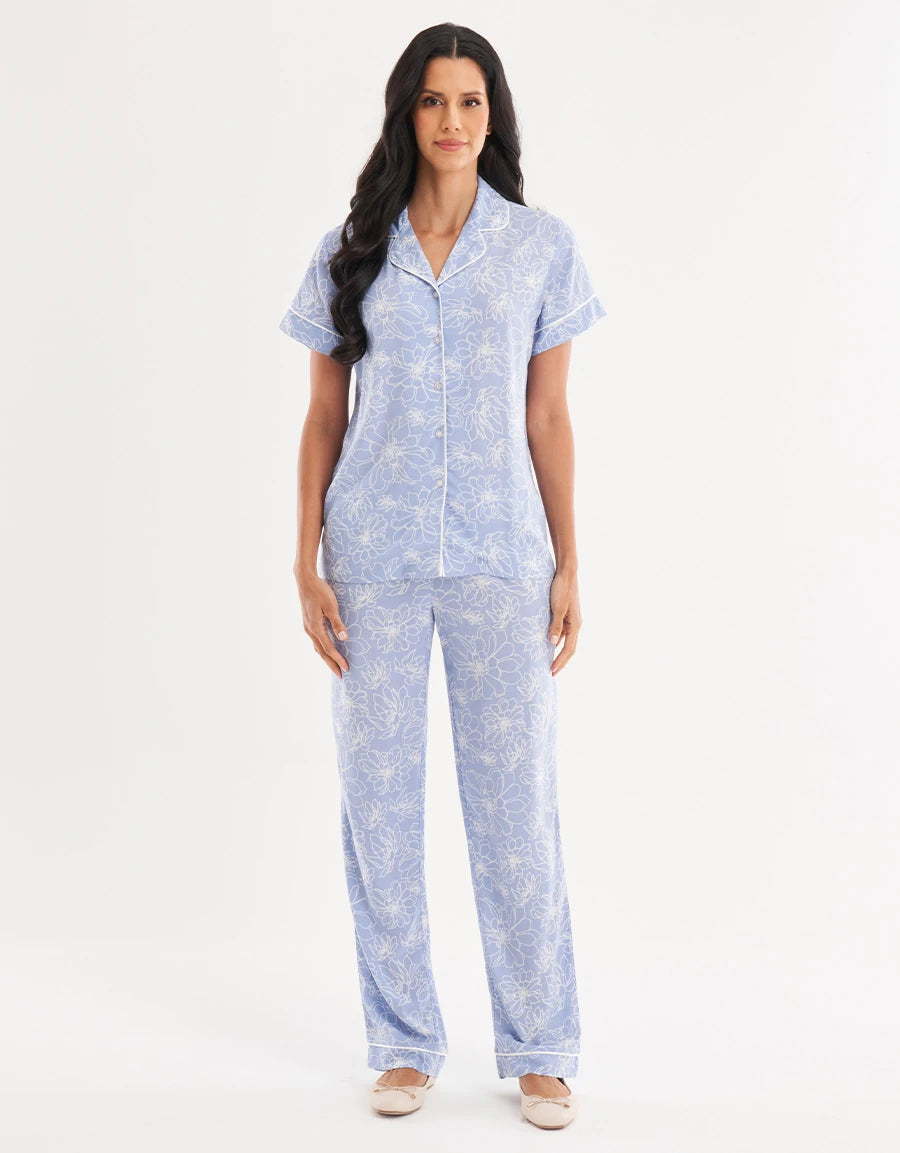 Floral Print Pajama Set