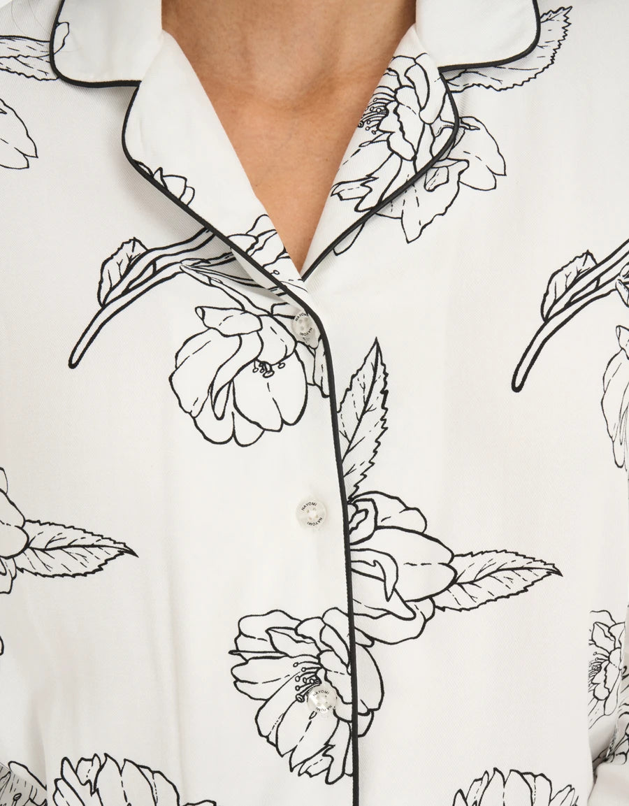 Floral Print Pajama Set
