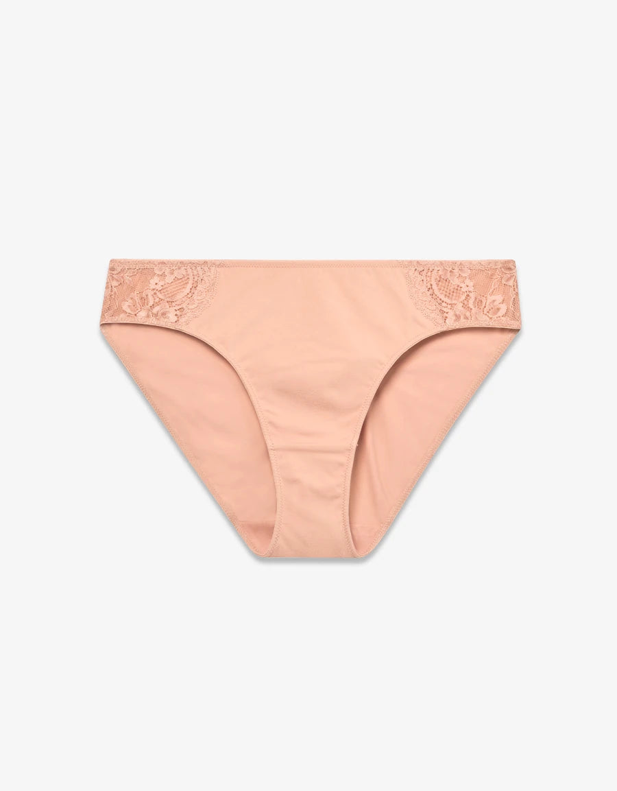 Lace-Trim Bikini Panty
