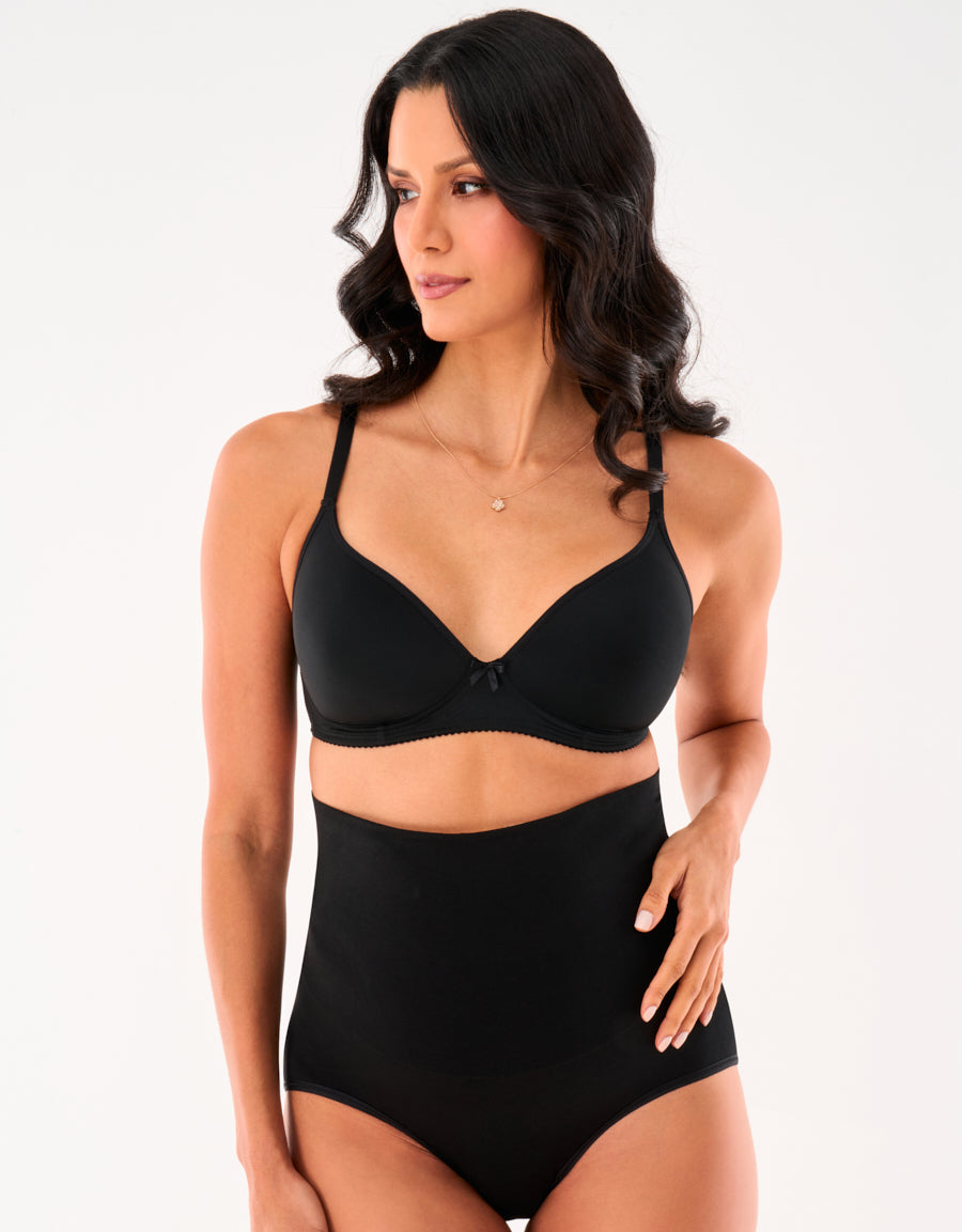 Cotton High Waist Brief ( Pack Of 3 )