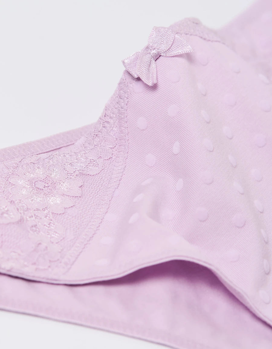 Lace-Trim Brazilian Panty