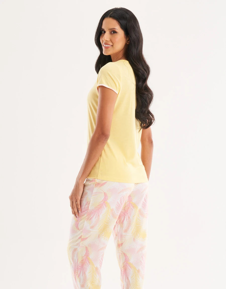 Floral Print Pajama Set