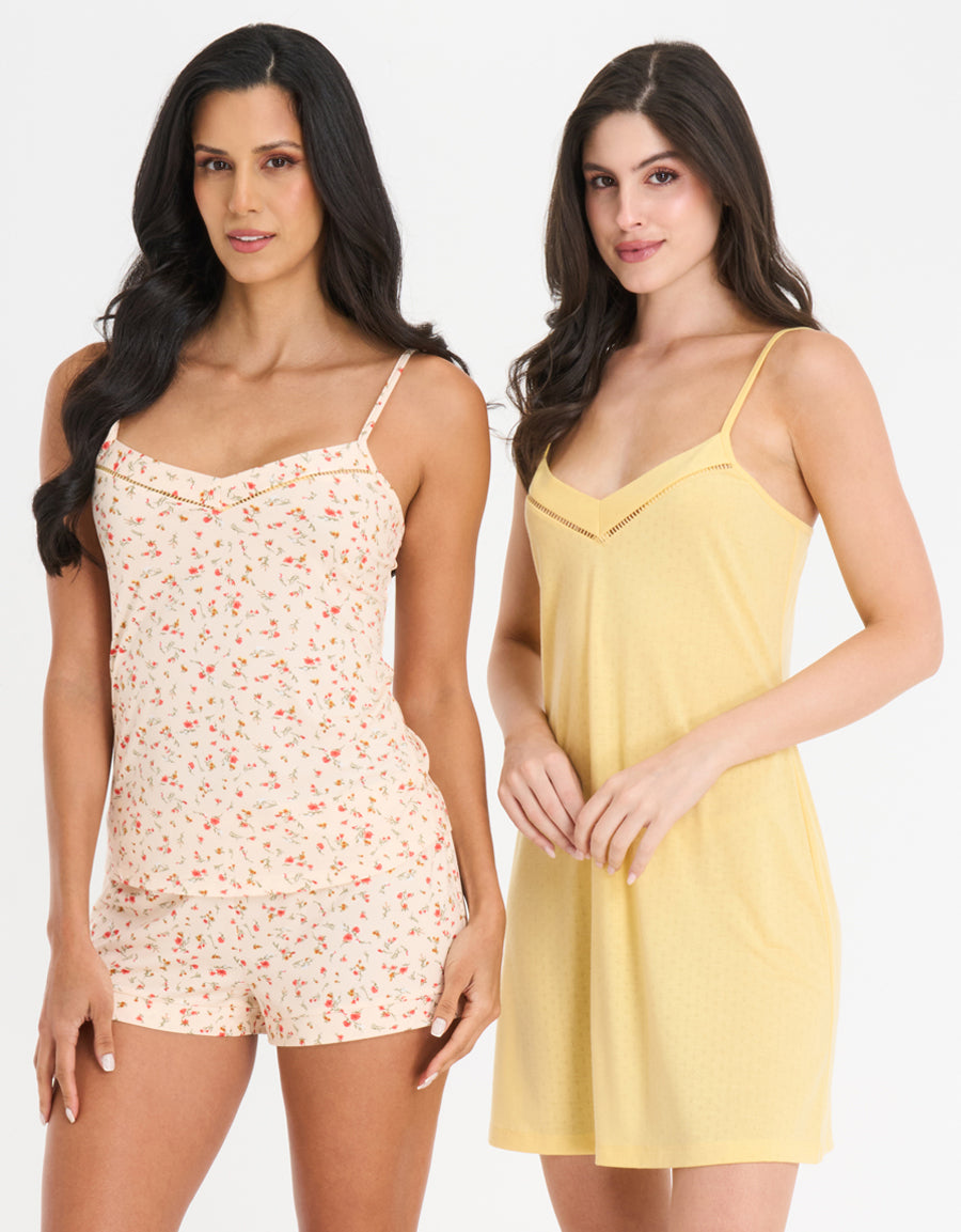 Short Dress and Cami Boxer Set