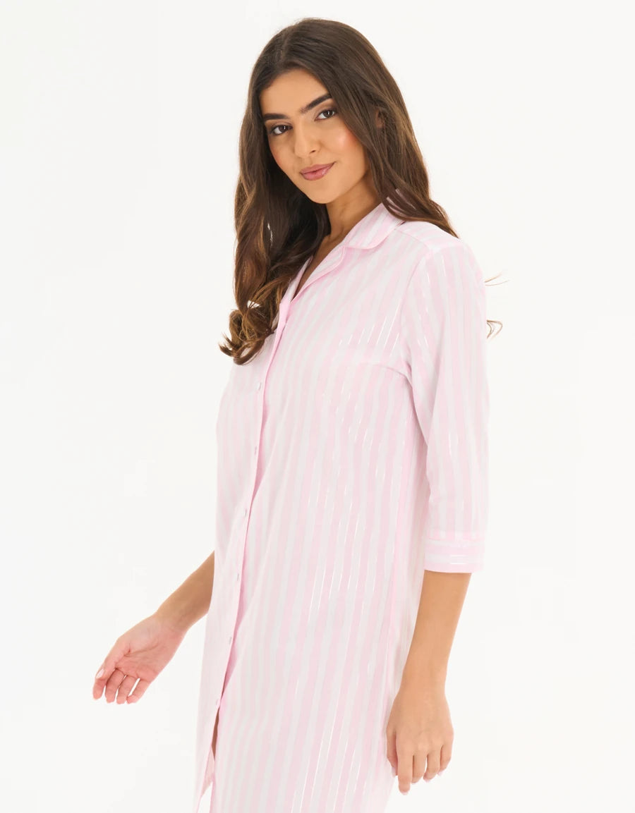 2-Pack Floral Print Nightshirts