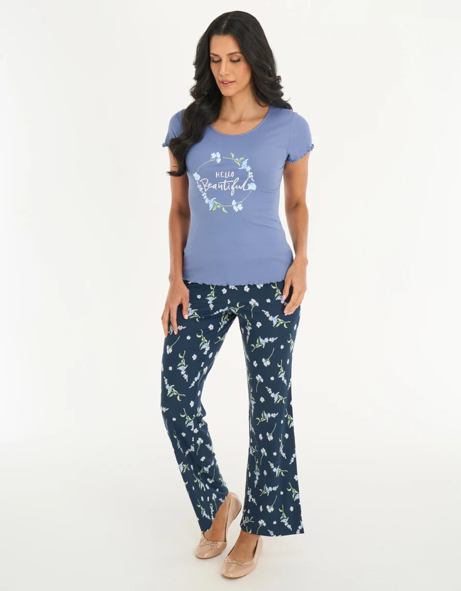 Floral Print Pajama Set