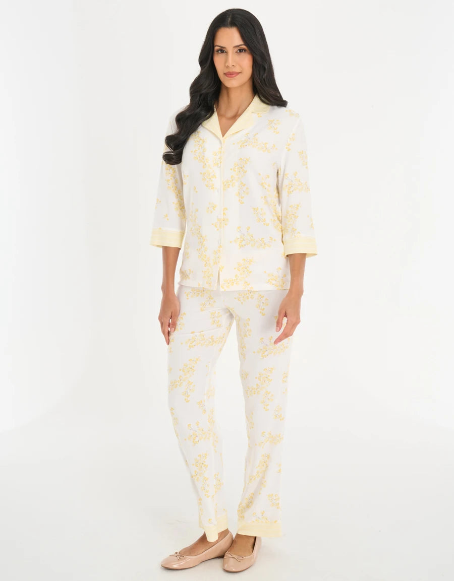 Floral Print Pajama Set