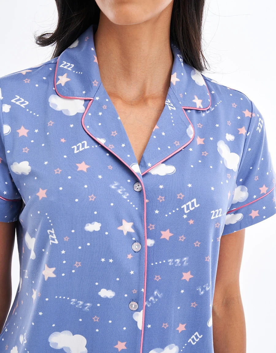 Print Pajama Set