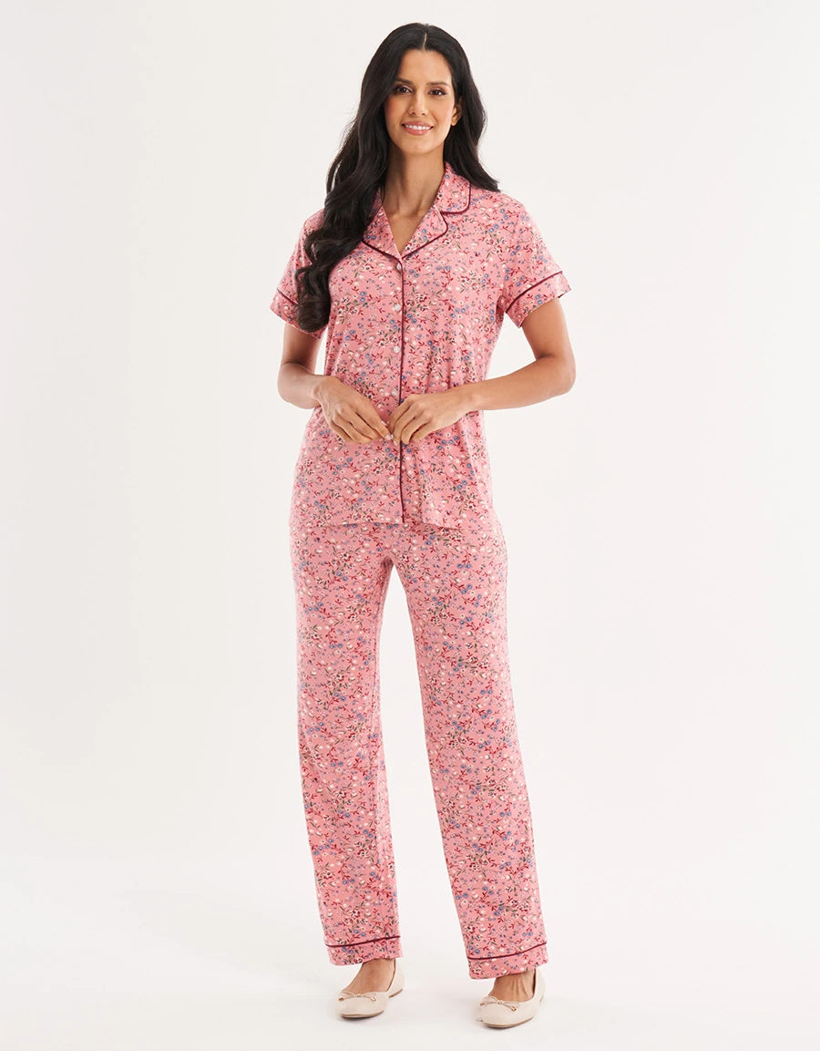 Floral Print Pajama Set