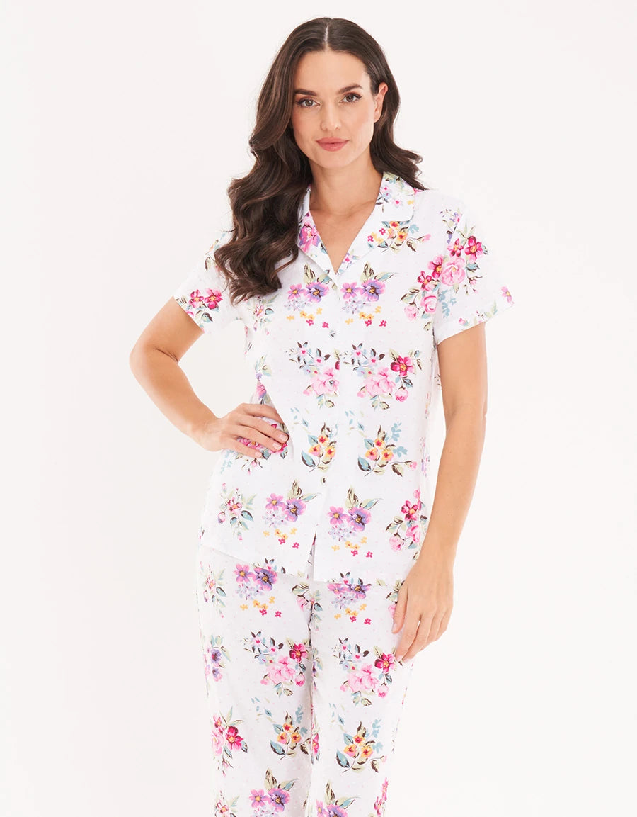 Floral Print Pajama Set