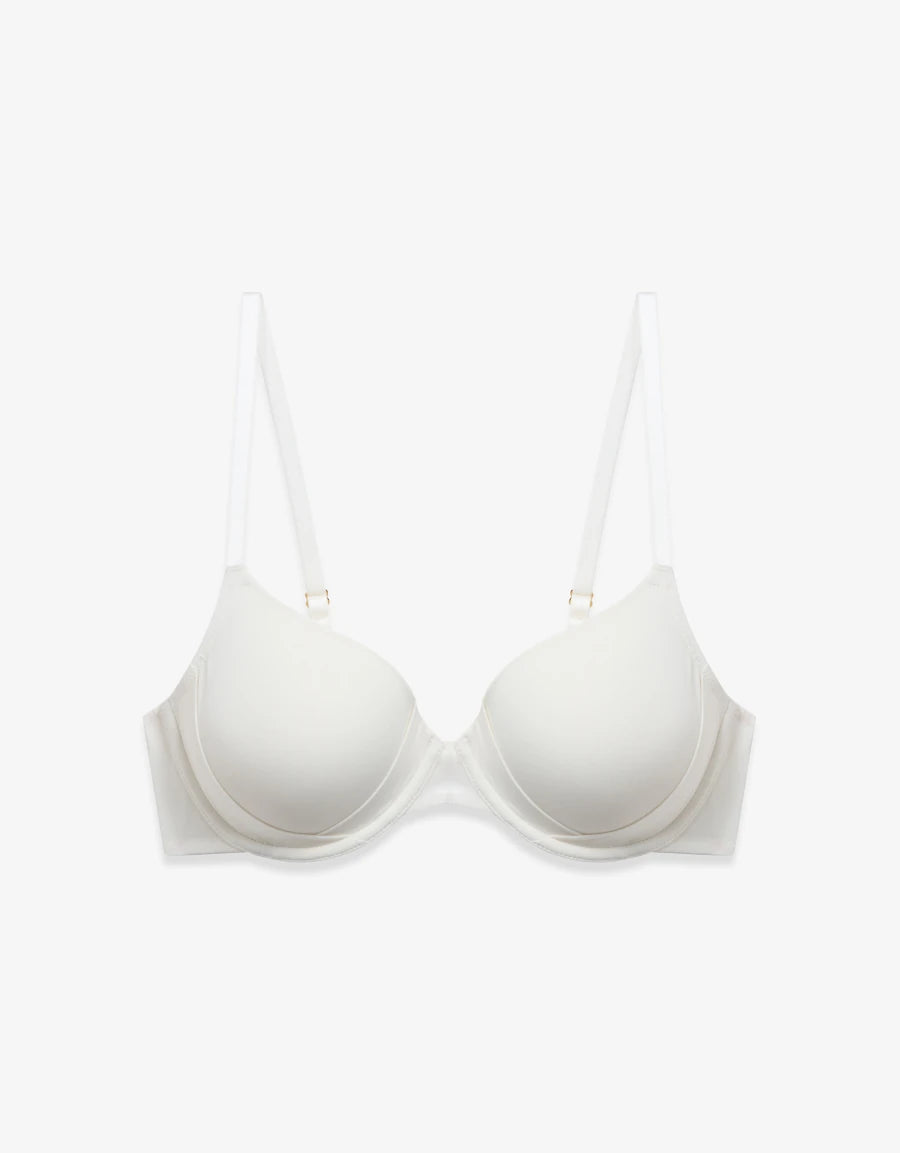 Smooth Microfiber Padded Plunge Bra