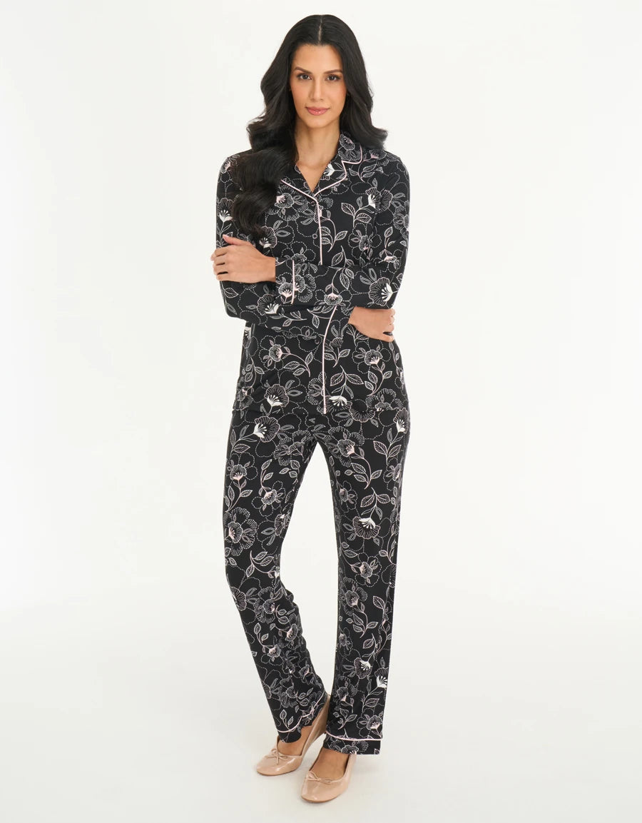 Floral Print Pajama Set
