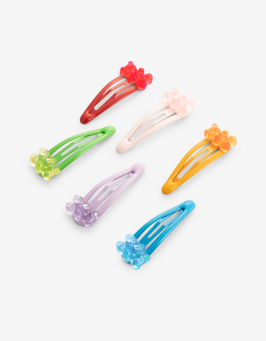 Floral Snap Hair Clip Set