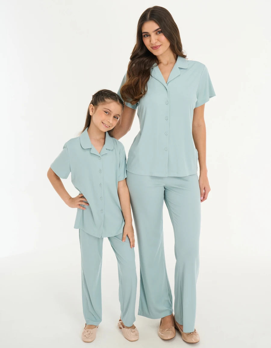 Ribbed Pajama Set