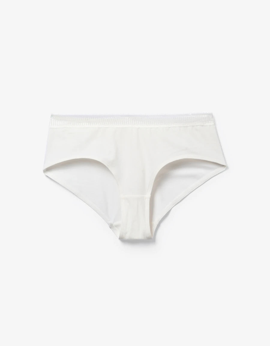 Lace-Trim Cotton Hipster Panty
