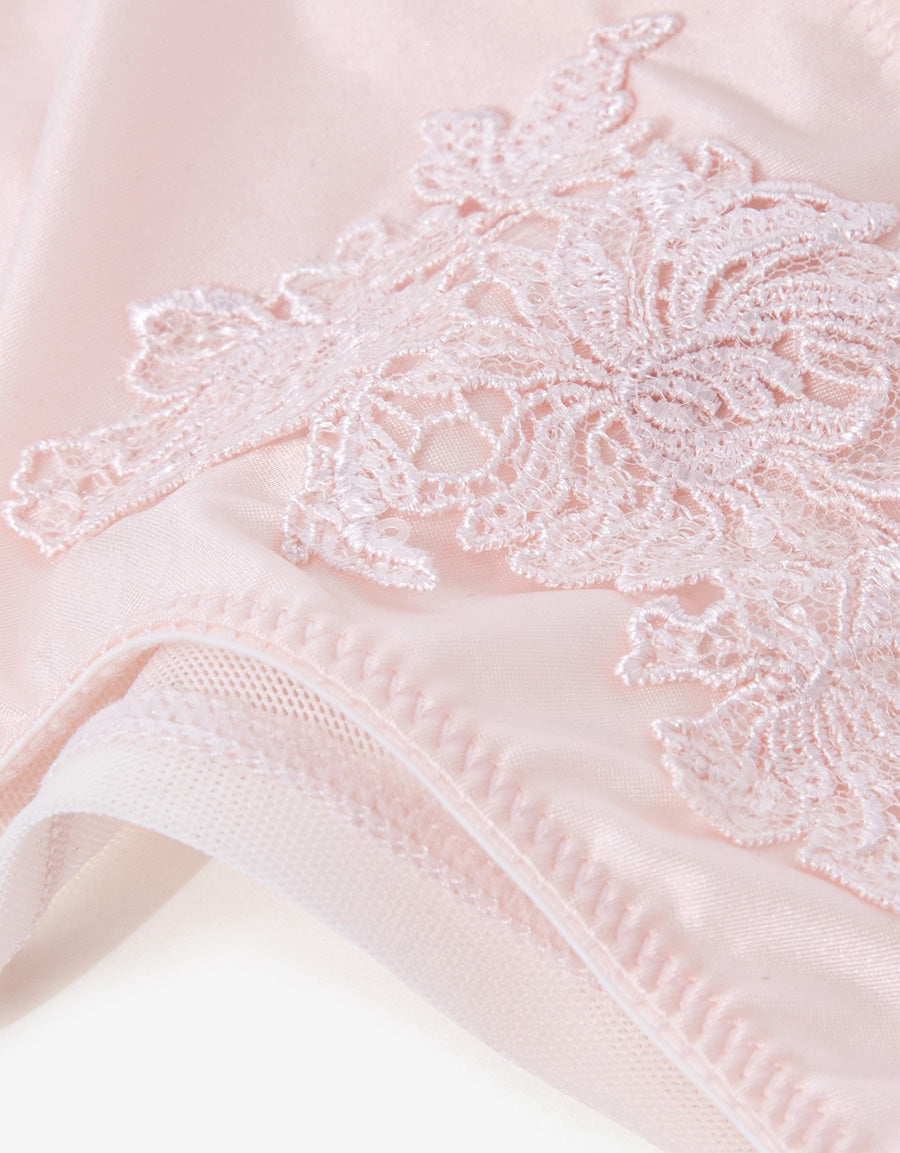 Sequin Embroidered Brazilian Panty