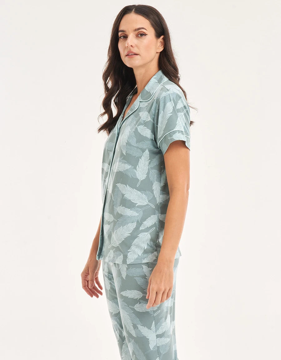 Floral Print Short Pajama Set