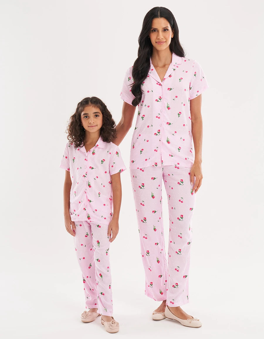 Floral Print Pajama Set