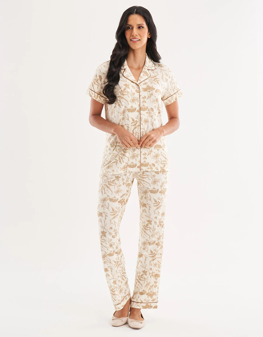 Floral Print Pajama Set