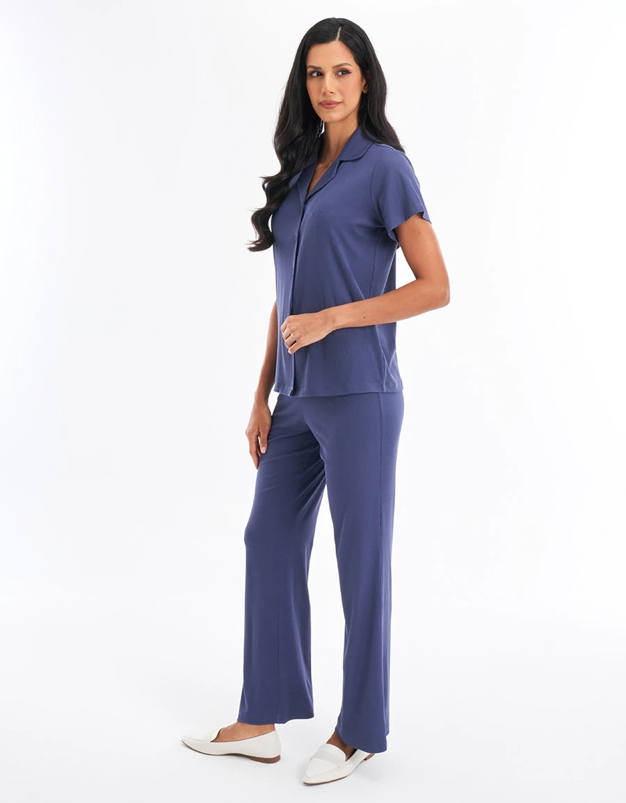 Ribbed Pajama Set
