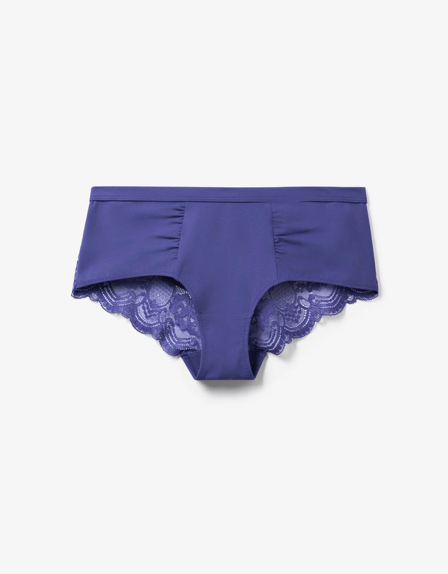 Lace-Trim Hipster Panty