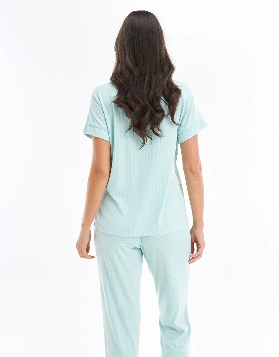 Rib Pajama Set