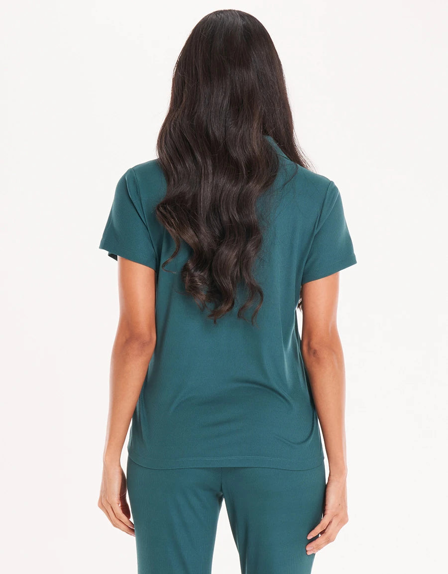 Ribbed Pajama Set