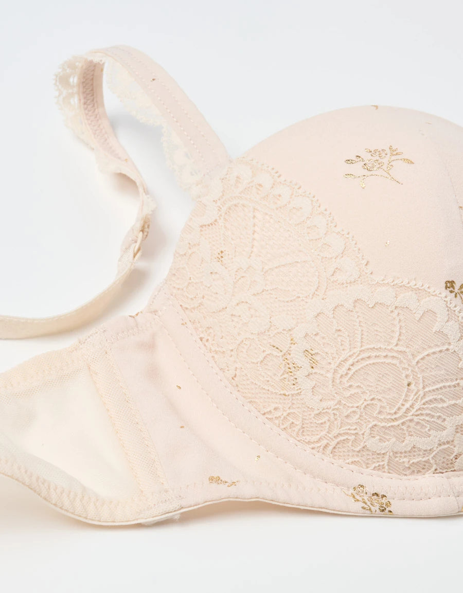 Floral Print Bridal Multiway Bra