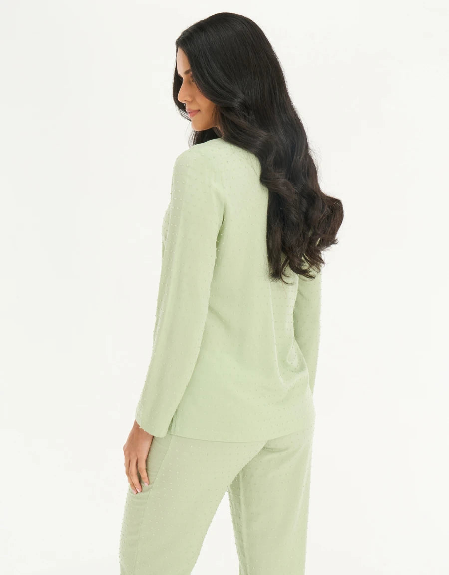 Polka Dot Print Pajama Set