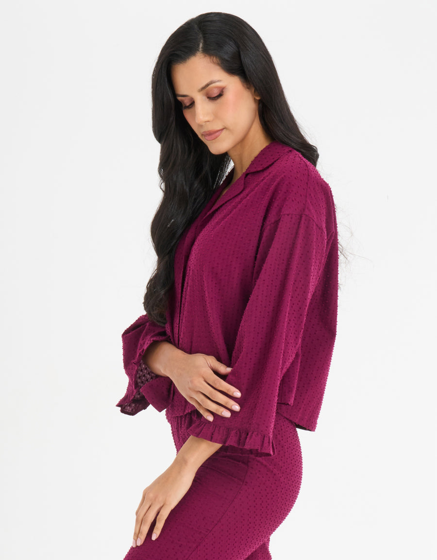 Jacquard Pajama Set