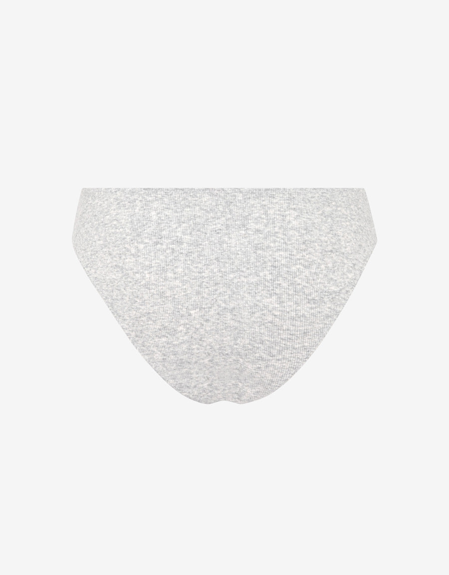 Cotton Rib Brazilian Panty
